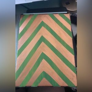 Gold and green painting